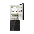 Lodówka Haier HTW7720DNGB No Frost 200.6 cm czarne szkło 70 cm